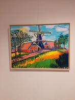 Molen De Hoop-Garsthuizen, Antiek en Kunst, Kunst | Schilderijen | Abstract, Ophalen of Verzenden