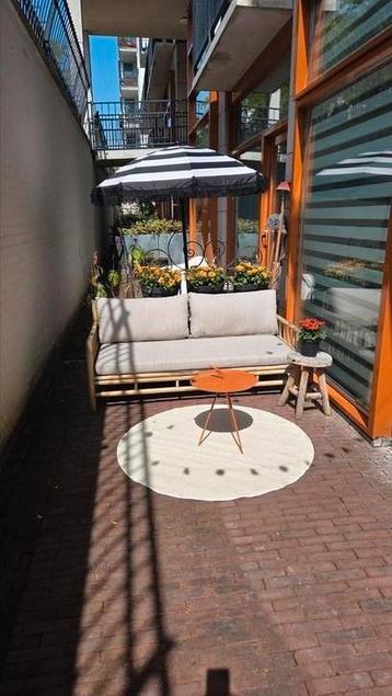 Tuinbank bamboe 160 x 77 cm beschikbaar voor biedingen