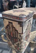 Art deco amsterdamse school blik, Verzamelen, Ophalen of Verzenden, Gebruikt, Overige