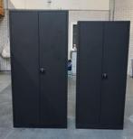 Draaideurkasten Kasten | Zwart | Metaal | 179x80x38  Nieuw !, Huis en Inrichting, Kasten | Roldeurkasten en Archiefkasten, Opbergen