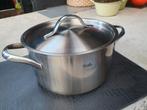 Fissler Kookpan 20cm - Dikke Bodem, Gas, Huis en Inrichting, Keuken | Potten en Pannen, Ophalen of Verzenden, Gebruikt, Rvs, Kookpan of Snelkookpan