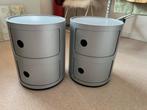 Kartell Componibili kastjes - grijs - Vintage, Huis en Inrichting, Kasten | Overige, Ophalen, Zo goed als nieuw