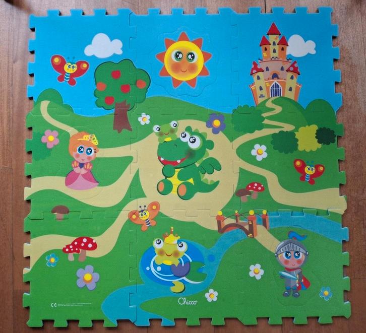Foam Puzzel (kleed) Chicco, Kinderen en Baby's, Speelgoed | Speelkleden, Zo goed als nieuw, Ophalen