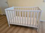 Ikea Sundvik wit babybedje, Kinderen en Baby's, Gebruikt, Minder dan 70 cm, Minder dan 140 cm, Ophalen