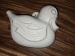 Vintage Puddingschaal Eend Wit, Antiek en Kunst, Antiek | Keramiek en Aardewerk, Ophalen of Verzenden