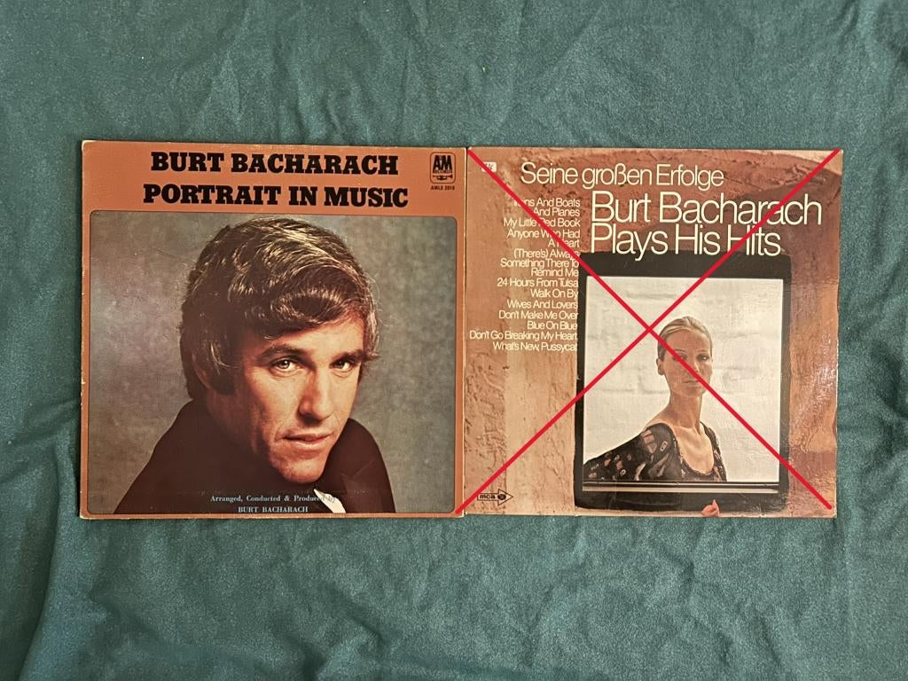 2 LP's Burt Bacharach (ook per stuk te koop), Cd's en Dvd's, Vinyl | Pop, Ophalen of Verzenden, 1980 - 1989, Gebruikt, 12 inch