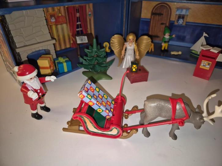 Sfeervol Playmobil Meeneemhuis – Kerstdecor, Figuren ed 2008, Kinderen en Baby's, Speelgoed | Playmobil, Zo goed als nieuw, Ophalen of Verzenden
