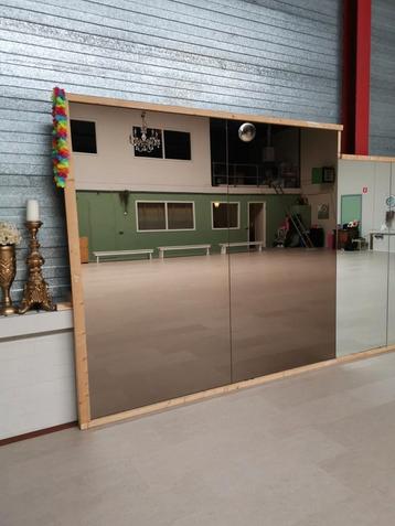 Dansschool Fitness Spiegels 4 stuks beschikbaar voor biedingen