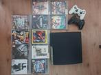 Playstation 3 (PS3) met games en 2 controllers, Met games, Met 2 controllers, Ophalen of Verzenden, Zo goed als nieuw