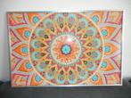 Diamond painting 40x60 cm incl lijst, Ophalen, Gebruikt, Knutselwerk