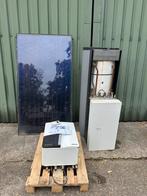 ATAG zonneboiler set 380L + 4 collectoren + HR-ketel, 30 tot 80 cm, Gebruikt, Cv-ketel of Combi-ketel, Minder dan 60 cm