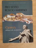 9789050272704 - Pro sexto roscio amerino, Ophalen of Verzenden, Zo goed als nieuw, Vincent Hunink; Fanny Struyk; Ton Jansen, 20e eeuw of later