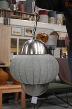 Hippe hanglamp CETERA Light & Living metaal & kraaltjes wit