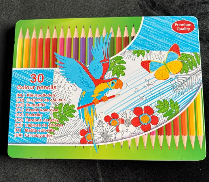 Kleurpotloden set - 30 stuks, Hobby en Vrije tijd, Knutselen, Nieuw, Materiaal, Ophalen of Verzenden