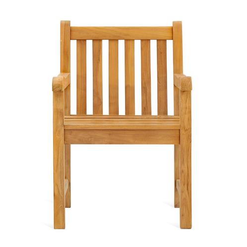 Teakhouten Blokstoel Vertical NU € 79 !  Stapelstoel € 79 !, Tuin en Terras, Tuinstoelen, Nieuw, Teakhout, Inklapbaar, Stapelbaar