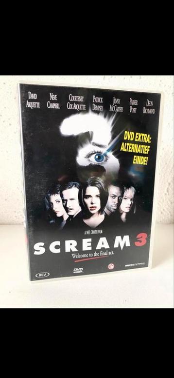 dvd:  “SCREAM 3”  (2000) beschikbaar voor biedingen