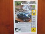 Renault Journaal (1996) Mégane, Scénic, Twingo, Longchamp, Ophalen of Verzenden, Nieuw, Renault