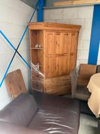 Mooie eikenhouten kast met deuren en lades, Ophalen, Gebruikt, 100 tot 150 cm, Eikenhout