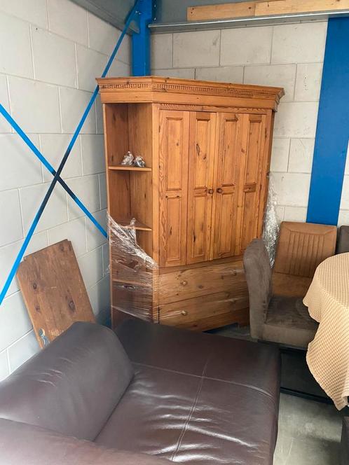 Mooie eikenhouten kast met deuren en lades, Huis en Inrichting, Kasten | Kledingkasten, Gebruikt, 150 tot 200 cm, 100 tot 150 cm