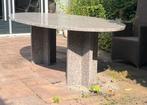 ovale (granieten) natuursteen tuintafel, Ophalen