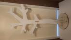 Wit houten kapstok boom/decoratie, Gebruikt, 150 tot 200 cm, Hout, Ophalen