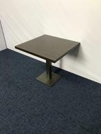 4 x Porada design vergader/kantinetafel, antraciet, 80 x 80