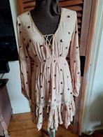 Ibiza jurk maat s m.beige goud, Beige, Maat 42/44 (L), Ophalen of Verzenden, Zo goed als nieuw