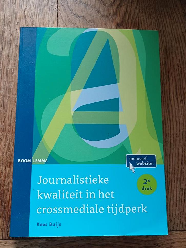 Journalistieke kwaliteit in het crossmediale tijdperk, Boeken, Wetenschap, Zo goed als nieuw, Ophalen of Verzenden