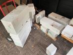 Kalkzandstenen  gipsblokken gipsbeton 15x20x60cm badkamer), Ophalen, Zo goed als nieuw, Kalkzandstenen