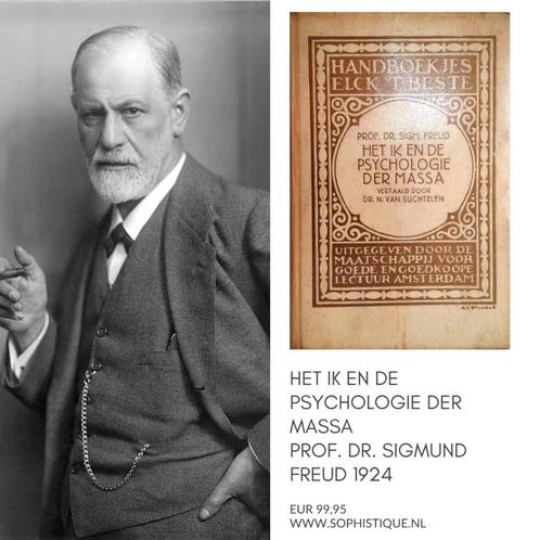 Het ik en de psychologie der massa Prof. Dr. Sigmund Freud, Boeken, Literatuur, Gelezen, Nederland, Ophalen of Verzenden