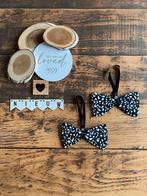 Baby girl z8 2x strik speenkoord zwart wit, Ophalen of Verzenden, Nieuw, Z8