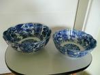 Twee antieke Chinese kommen schalen blauw wit, Antiek en Kunst, Ophalen of Verzenden