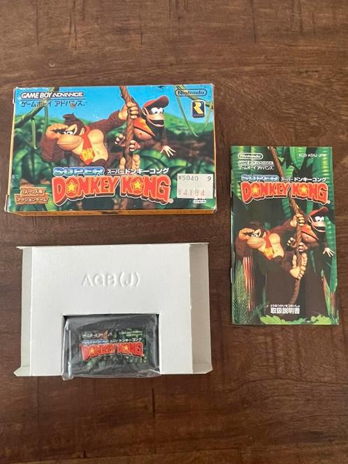 Super Donkey Kong Nintendo Game Boy Advance GBA CIB JPN, Spelcomputers en Games, Games | Nintendo Game Boy, Zo goed als nieuw