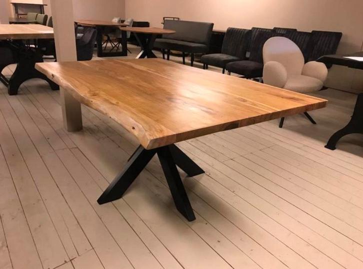 Boomstam tafel Acacia - verschillende afmetingen!, Huis en Inrichting, Tafels | Eettafels, Nieuw, 50 tot 100 cm, 150 tot 200 cm