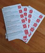 Bonnen postcodeloterij 2025, losse bonnen, Tickets en Kaartjes, Kortingen en Cadeaubonnen, Kortingsbon, Overige typen