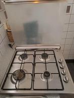 Etna RVS geborsteld  gasfornuis  met electrische ontsteking., Witgoed en Apparatuur, Fornuizen, Ophalen, Minder dan 85 cm, 4 kookzones
