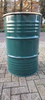 Dekselvaten 210 liter ijzer/vuurkorven, vuurkorf, regenton, Ophalen, EU, Gebruikt, DVV