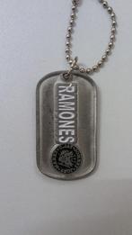 The Ramones punk band logo ketting hanger dog tag muziek, Verzamelen, Ophalen of Verzenden, Zo goed als nieuw