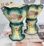 2x Antiek 1950 franse Vaas Vazen Barok Barrok Porselein, Antiek en Kunst, Ophalen of Verzenden