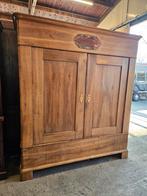 Prachtige antieke eiken linnenkast / kledingkast /meidenkast, Antiek en Kunst, Ophalen of Verzenden