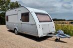 Zeer complete kip caravan hyline 50 TDB incl. toebehoren., Caravans en Kamperen, Caravans, Schokbreker, Rondzit, Particulier, Tot en met 4