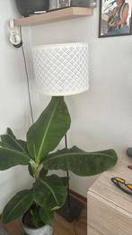 Staande lamp 130 cm hoog /kap 30cm, Huis en Inrichting, Lampen | Vloerlampen, Ophalen of Verzenden, Zo goed als nieuw, 100 tot 150 cm