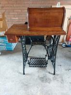 Vintage Singer Naaimachine met Houten Kast, Antiek en Kunst, Antiek | Naaimachines, Ophalen