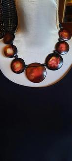 Antieke, bakeliet ketting, jaren 30., Ophalen of Verzenden, Overige materialen