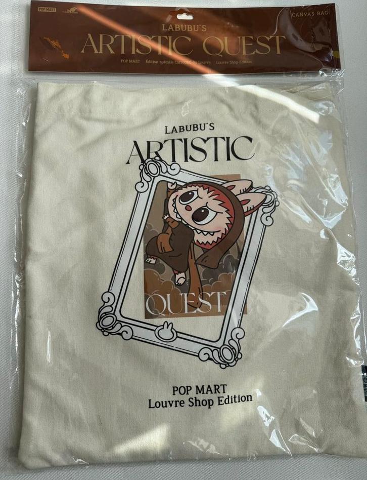 Canvas tas Labubu POPMART NIEUW, Verzamelen, Overige Verzamelen, Nieuw, Verzenden