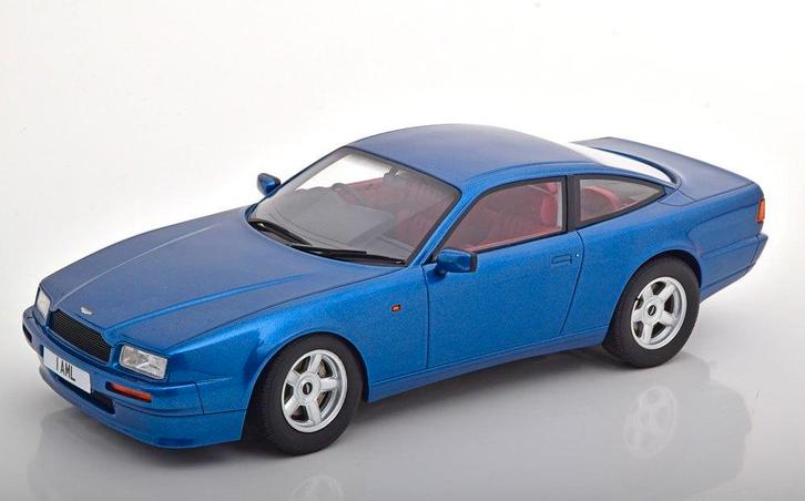 JSN Cult Models 1:18 Aston Martin Virage blue metallic 1988, Hobby en Vrije tijd, Modelauto's | 1:18, Nieuw, Auto, Overige merken