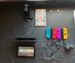 Nintendo Switch + 4 Controllers + Mario Party, Spelcomputers en Games, Spelcomputers | Nintendo NES, Ophalen of Verzenden, Gebruikt