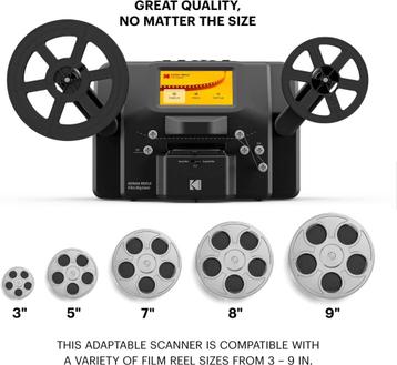 KODAK REELS Digitizer zet 8 mm dubbel en super 8mm film  beschikbaar voor biedingen