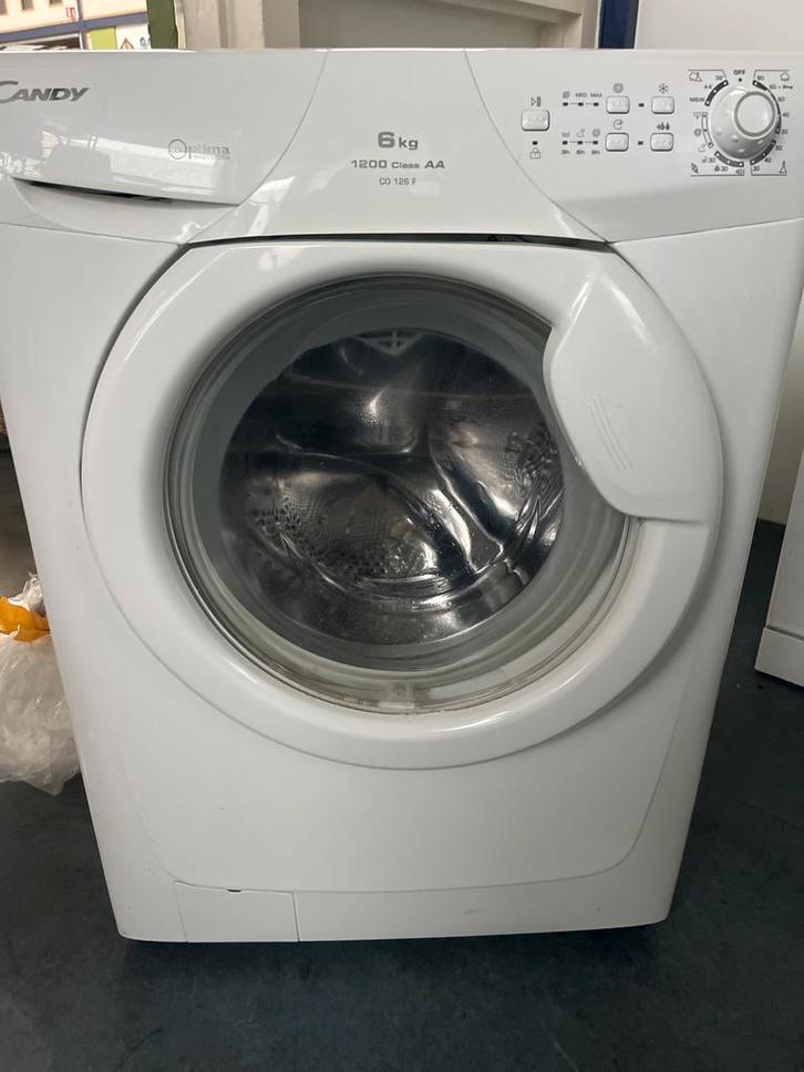 Candy Optima Wasmachine - 6kg, Voorlader, Witgoed en Apparatuur, Wasmachines, Gebruikt, Voorlader, 4 tot 6 kg, 85 tot 90 cm, 1200 tot 1600 toeren