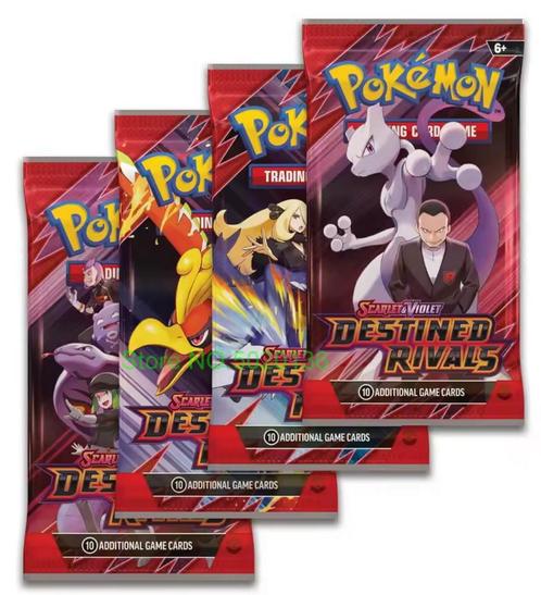 🔥Pokémon Destined Rivals Booster Box 4 pakjes, Hobby en Vrije tijd, Verzamelkaartspellen | Pokémon, Nieuw, Boosterbox, Verzenden